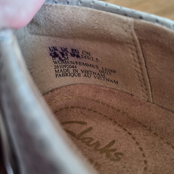 Clarks artisan grey slip On Trainers uk 5.5 - Picture 7 of 7